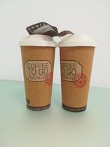 Koffie to go bekers - 2 Stuks