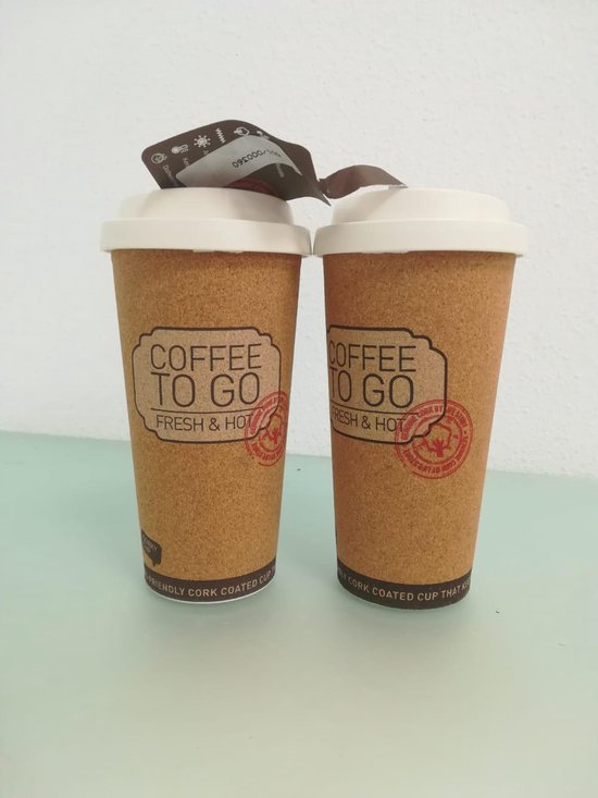 Uittreksel Doorzichtig gebonden Koffie to go bekers - 2 Stuks | bol.com
