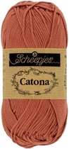 Scheepjes Catona 10 gram  - 504 Brick Red