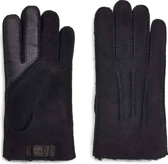 UGG M Contrast Sheepskin Tech Glv Heren Handschoenen - Zwart - Maat M