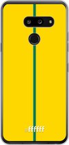 LG G8 ThinQ Hoesje Transparant TPU Case - FSC Groen & Geel #ffffff