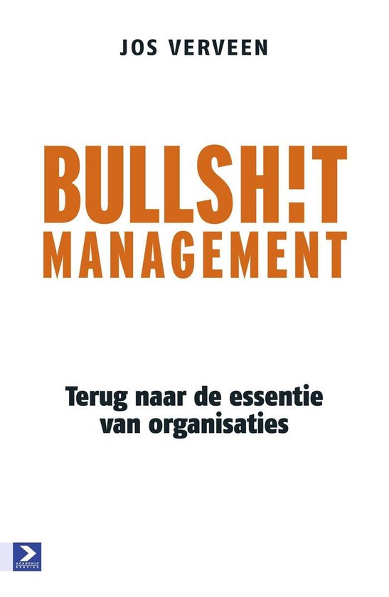 Cover van het boek 'Bullshit management' van Jos Verveen