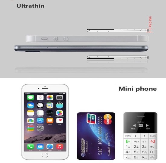Let type!! AEKU Q5 kaart mobiele telefoon netwerk: 2G 5.5 mm Ultra |