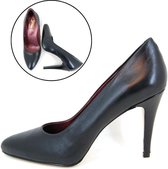 Stravers - Sexy Pumps met Hoge Hakken Maat 33 Zwart Leren Kleine Maten Naaldhakken