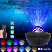Sterren Projector - Sterrenhemel – Bluetooth Box Muziek – Nachtlampje Kinderen - Led en Laser Lamp – Galaxy Projector – Discolamp – Sfeerlamp Feestjes