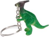 Lg-imports Sleutelhanger Dino Parasaurolophus 6 Cm Groen