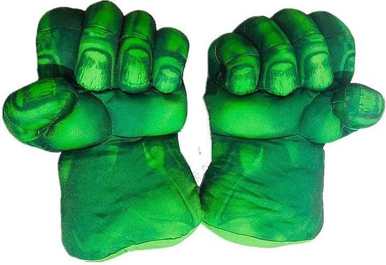 Hulk handschoenen groen bokshandschoenen jongens bij hulk verkleedpak  verkleedkleding | bol.com