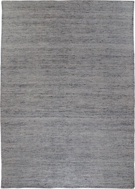 Utryr vloerkleed handgeweven 200x300 cm, laagpolig grafiet grijs. | bol.com