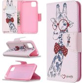 Huawei Y5P  Bookcase hoesje - Giraffe