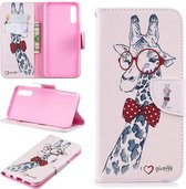 Samsung Galaxy A01  Bookcase hoesje - Giraffe