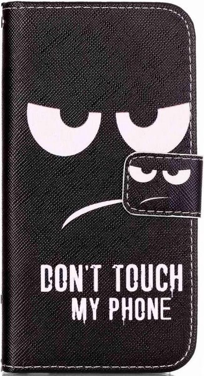 Telefoonhoesje Geschikt voor: Nokia 2.2 Bookcase hoesje - Don't Touch My Phone