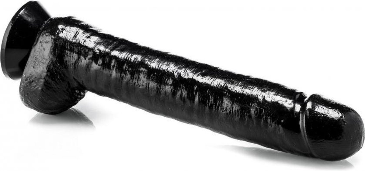 Gangbangster - Super John - Dildo - 35 x 7 cm - PVC - Zwart