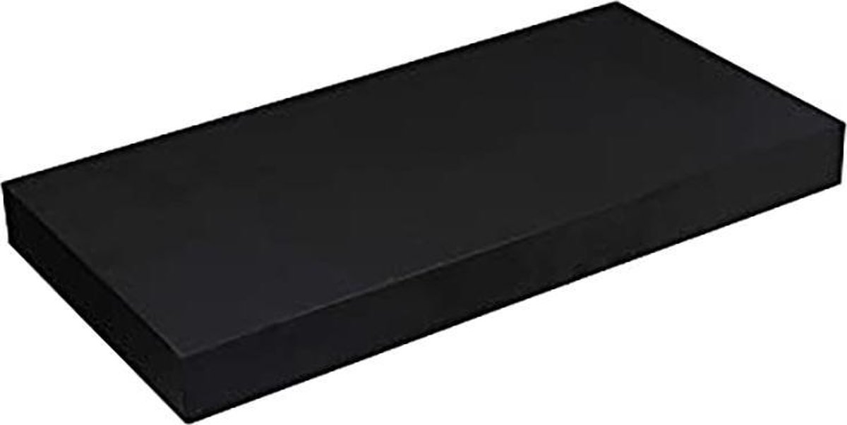 Zwevende Wandplank 40 cm - Zwart | bol.com