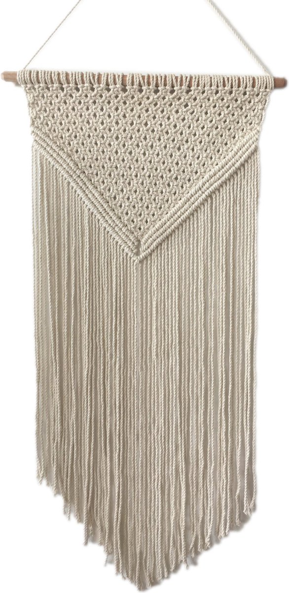 Macramé Wandkleed – Wandtapijt – Muurdecoratie – 75x40 cm