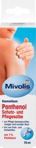 Mivolis Panthenol zalf voor de verzorging van gestreste, gebarsten en pijnlijke huid ( met 7% panthenol, lanoline, zink) (75 ml)