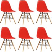 Eetkamerstoelen set 6 stuks  (Incl LW anti kras viltjes) - Eetkamer stoelen - Extra stoelen voor huiskamer - Dineerstoelen – Tafelstoelen