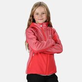 Regatta - Bracknell II Kinder Softshell Jack - Coral - Maat 128