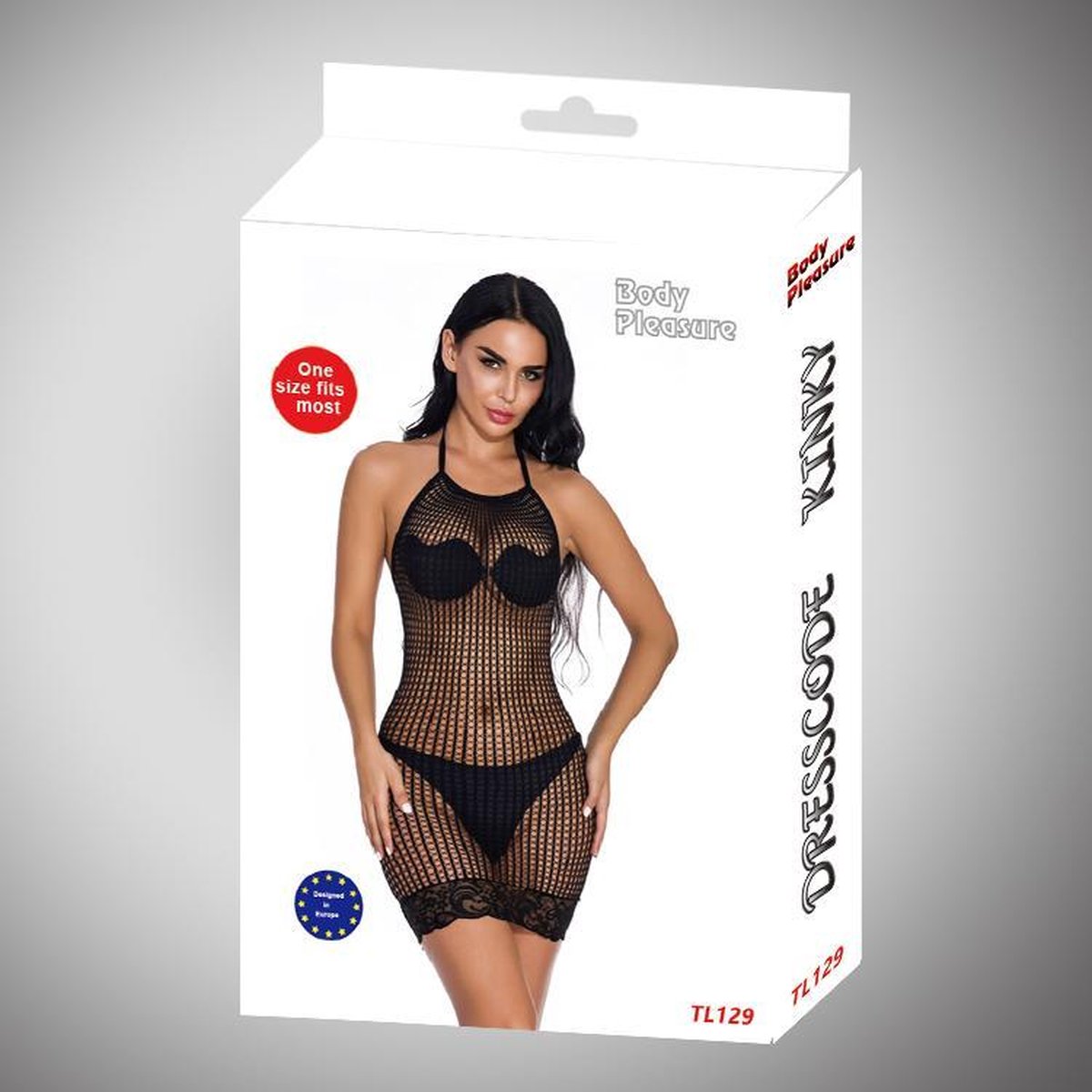 Goedkoopste Body Pleasure Unieke strakke Jurk - One size - gave Cadeaubox