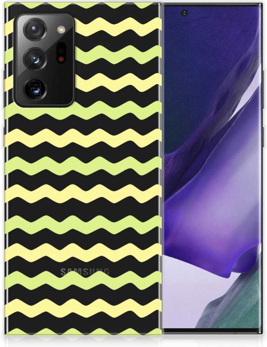 Samsung Galaxy Note20 Ultra TPU bumper Waves Yellow