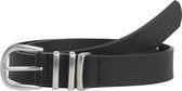 Pieces Kledingriem Pclea Jeans Belt Noos 17082261 Black/black W.silver