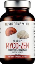 Mushrooms4Life / Reishi MyCo-Zen Paddestoel Biologisch – 60 caps