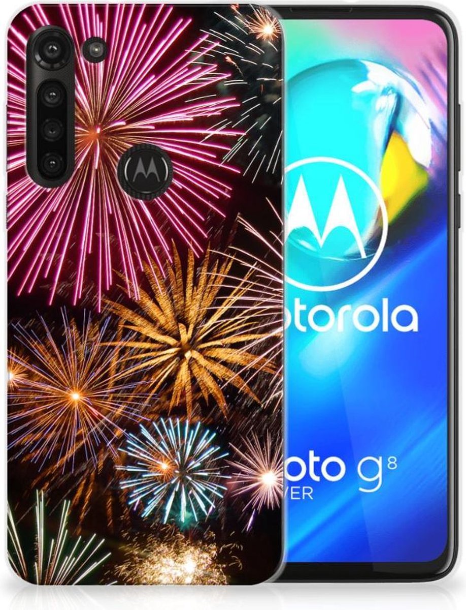 Motorola Moto G8 Power Silicone Back Cover Vuurwerk