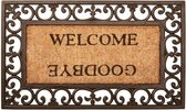 Paillasson rectangle "WELCOME / GOODBYE"