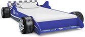vidaXL Kinderbed raceauto 90x200 cm blauw