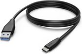Hama Oplaad-/gegevenskabel USB Type-C - USB-A-stekker 3 M Zwart