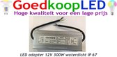 LED adapter ultra dun12V 25A 300W waterdicht