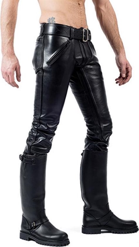 Mister b leather fxxxer jeans all black 35 | bol.com