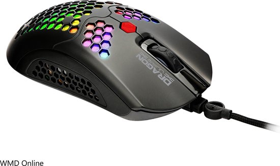 masker knal Niet meer geldig Honeycomb Gaming Muis - Stille Game Muis - 800 TOT 12.000 DPI - RGB  verlichting - 7... | bol.com