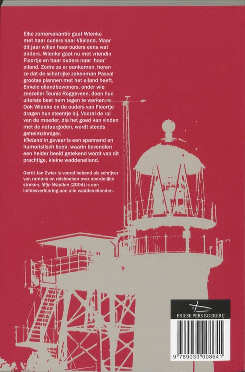 Vlieland in gevaar - back cover