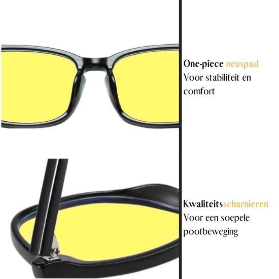 Ontslag nemen Prominent staking VAIVE Nachtbril voor het rijden in de nacht - Veilig Rijden - Avondbril -  Nacht lenzen... | bol.com