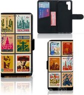 Telefoonhoesje OPPO A91 | Reno3 Flipcover Design Postzegels