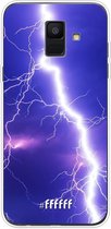 Samsung Galaxy A6 (2018) Hoesje Transparant TPU Case - Thunderbolt #ffffff