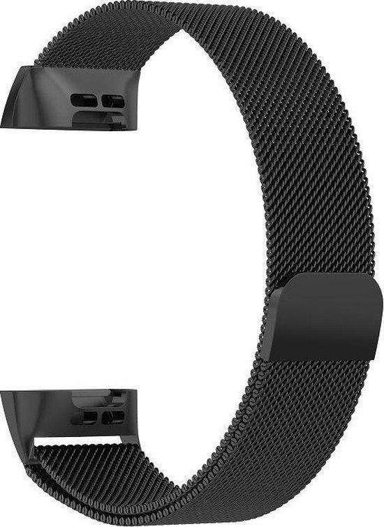 Bracelet milanais pour Fitbit Charge 6, noir