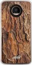 Motorola Moto Z Force Hoesje Transparant TPU Case - Woody #ffffff