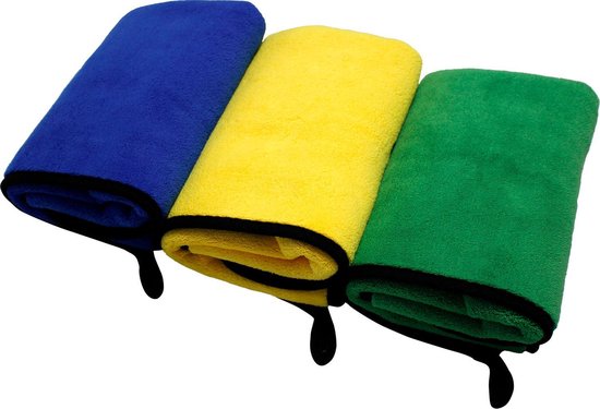 Chiffons en microfibre  | Chiffons de nettoyage | Chiffons de nettoyage | Chiffons de nettoyage en microfibre 60x40 (paquet de 3)