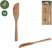 Bamboe Mes 15,8cm / 4x messen – BBQ messen – picknick messen – messen voor feesten