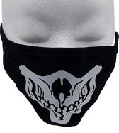 Katoenen fun Gezichtsmasker met oorlussen – skull