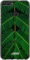 Huawei P Smart (2018) Hoesje Transparant TPU Case - Symmetric Plants #ffffff