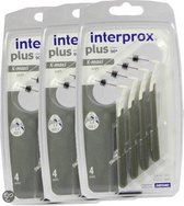 Interprox Plus X-Maxi - 4.5 tot 9 mm - Grijs 3 x 4 stuks - Voordeelpakket