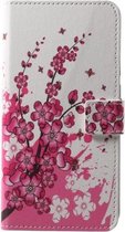 Walletcase hoesje voor Huawei P20 Cherry Blossom