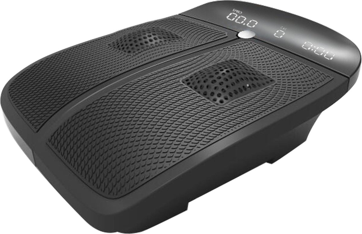 Vibration Leg Trainer Elektrisch voetmassage apparaat - Zwart - Bloedcirculatieapparaat voor benen en voeten - Massage Apparaat met Vibraties - Trilplaat Geschikt voor Ouderen - Verlicht pijn en ongemak