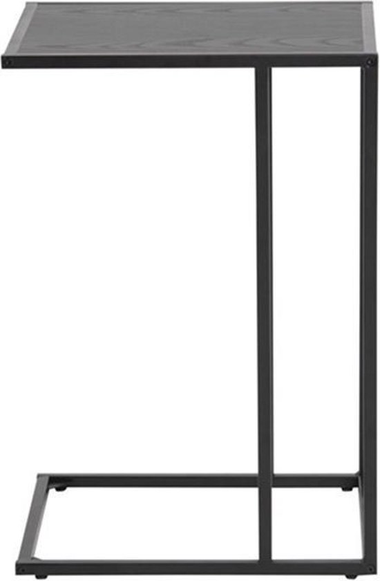 Lisomme Vic houten bijzettafel zwart - 43 x 63 cm - Lisomme
