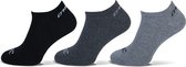 O'NEILL 3 Pack Multipack Grijs/Zwart Sneakersokken en enkelsokken  Unisex Maat 35-38