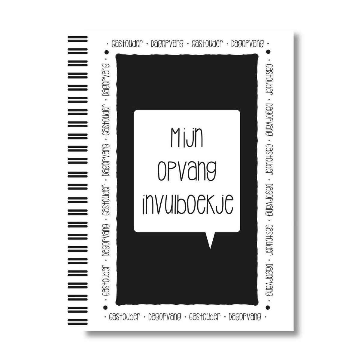 Opvang invulboekje | Lettertijd | A5-formaat
