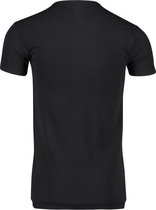 Alan Red V-hals shirt bamboe baltimora zwart - L