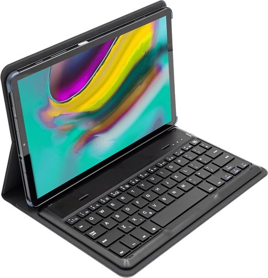 Samsung Tab S6 Lite Bluetooth Keyboard Cover - QWERTY Toetsenbord | Zwart |  bol.com